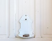 Vintage French Enamel Soap Dish Farmhouse Collectible