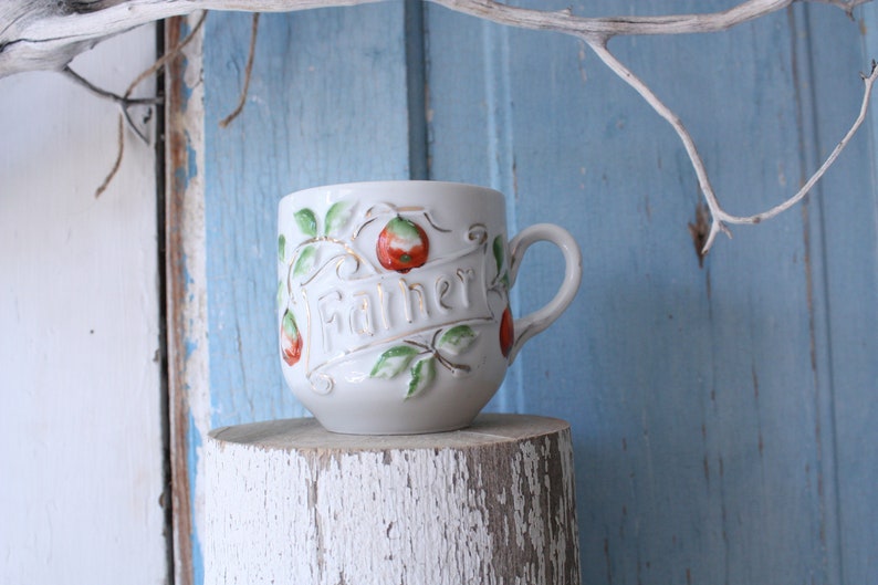 Vintage German Father's Teacup // Farmhouse Collectible image 6