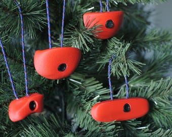 Holiday Climbing Hold Ornaments