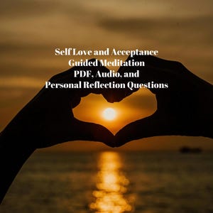 Geführte Meditation: Selbstliebe und Akzeptanz PDF, Audio, mit Selbstreflexion und täglichen Achtsamkeits-Aufschlägen