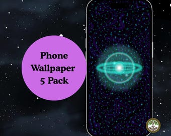 Purple Space Wallpaper Cosmic Distortion Phone Background Galaxy Art Transformation Wallpaper 5 Pack Download
