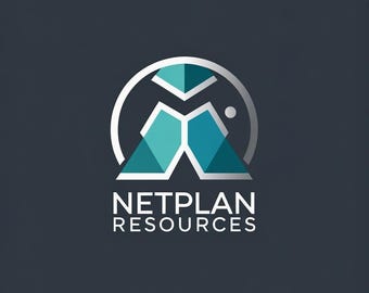 Futuristisches Logo Template