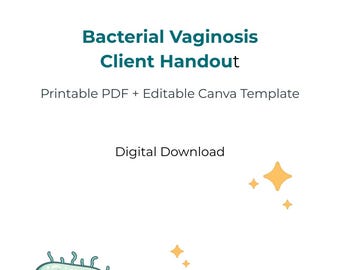 Folleto informativo para clientes de BV / PDF imprimible + plantilla editable de Canva / Recurso educativo sobre ITS / Descarga digital