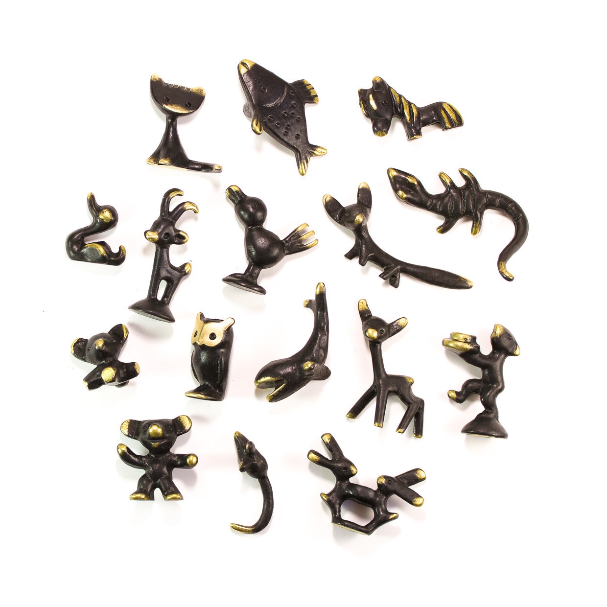 MYSTERY BOX Grab Bag - Walter Bosse Brass Animal Figurines - Etsy
