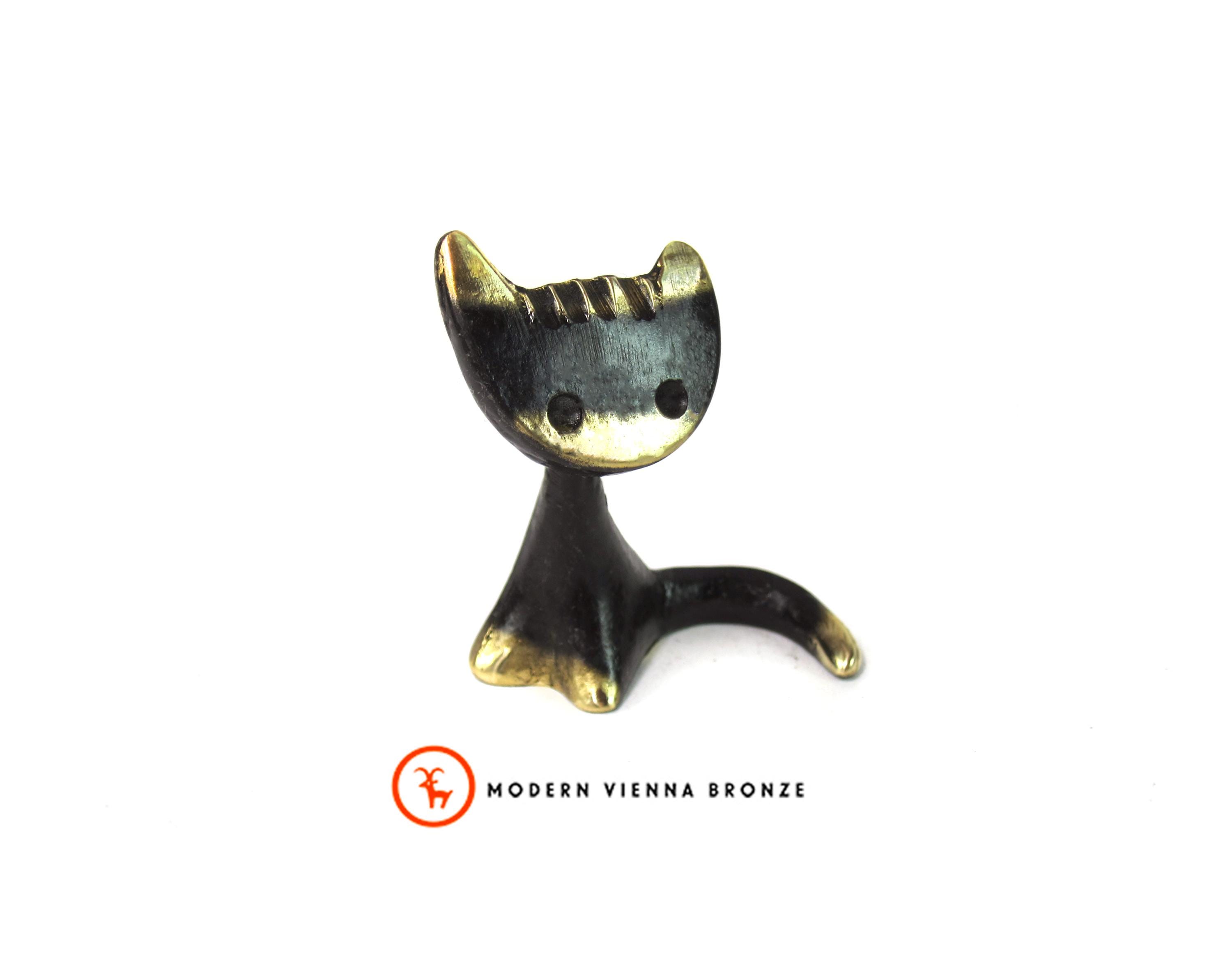 Walter Bosse 猫の置物 - ヴィンテージ ミッドセンチュリー 猫、Walter 