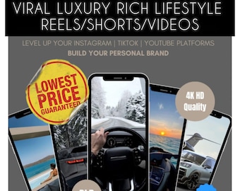 15000+ Luxury Lifestyle Reels & Videos | PLR MRR Digital Marketing Pack (Digital Download)
