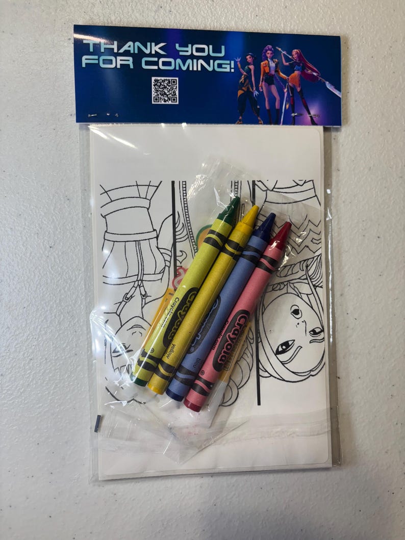 Coloring Activity Party Favor - Etsy