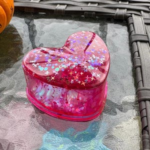 boîte à bijoux en forme de coeur