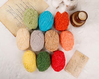 Hilo de terciopelo de felpa de 2 mm para proyectos de amigurumi y bebés, hilo grueso de chenilla, hilo suave y voluminoso para crochet y tejido.