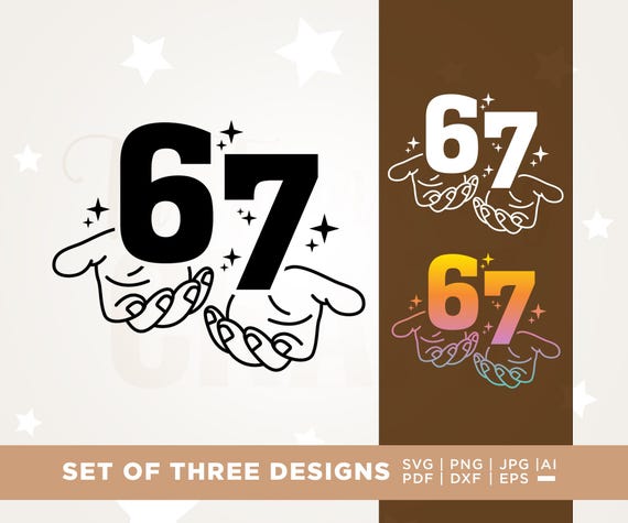 Six Seven Hands Meme Svg, 6 7 Svg, Six Seven Hands Png, Cricut, Six Seven Svg, 6 7 shirt SVG, sublimation, Funny Design SVG, Png,Silhouette.