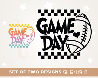 Arquivo SVG para Dia de Jogo de Futebol, PNG para Mãe, Aplique Termocolante em Camiseta Infantil (Download Digital)