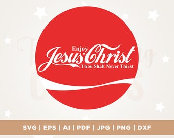 Enjoy Jesus Christ SVG, Christian Shirt Design (Digital Download)