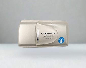 Film Camera Olympus Mju µ[mju] II Zoom 110 With Strap and Remote