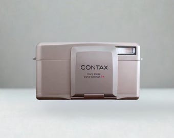 Cámara Contax TVS III Titanium de 35 mm - Objetivo Carl Zeiss 30-60 mm T - Paquete revisado con película*