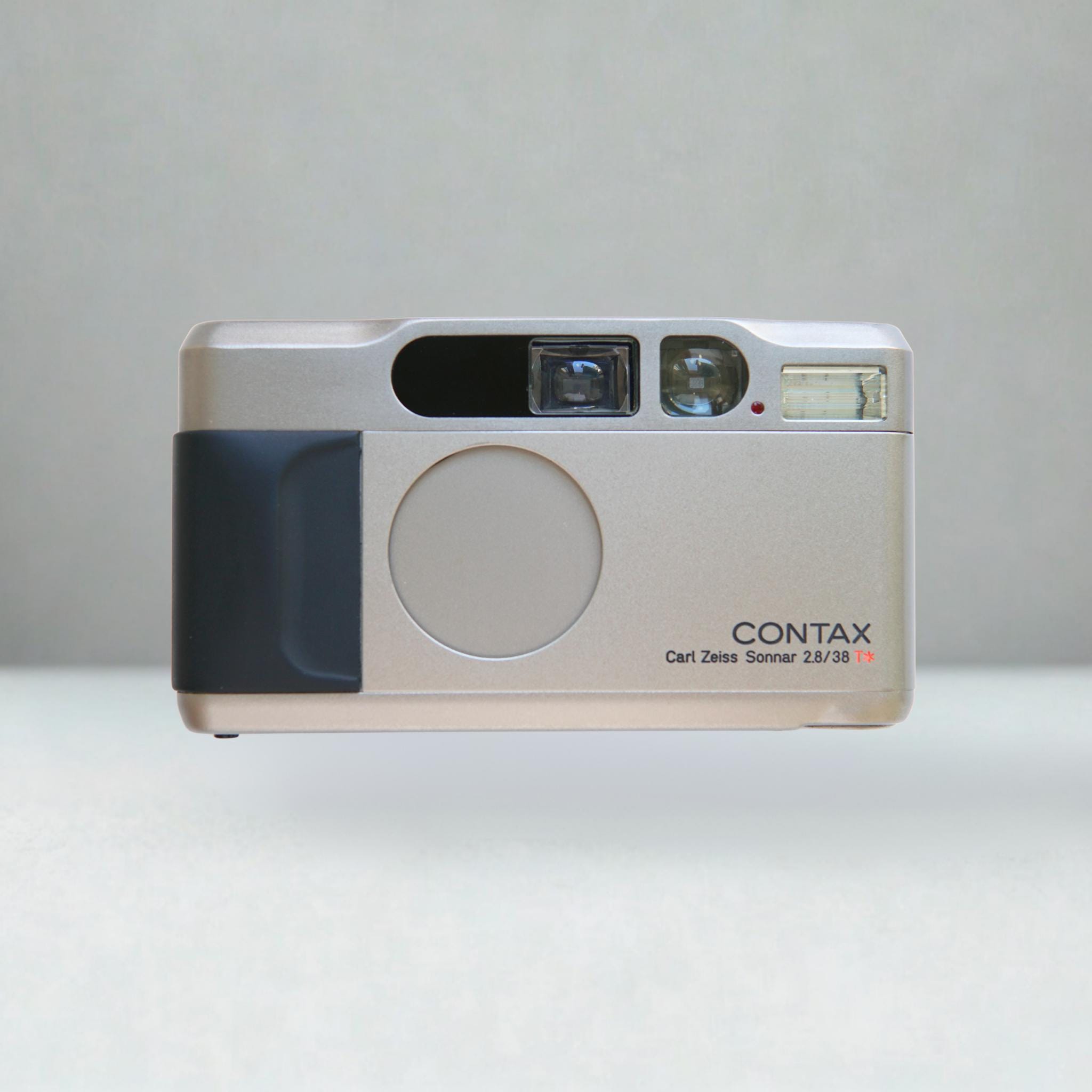 Contax T2 Champagne Silver Camera - Carl Zeiss 38mm F2.8