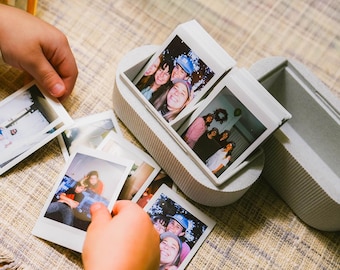 Instax Mini Storage Box | Instant Film Photo Organizer & Picture Storage Case - IM BOX
