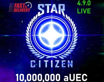 Star Citizen - 10 000 000 aUEC (crédits) pour la mise en ligne de la version 4.9.0 ~ Livraison en 15 minutes -