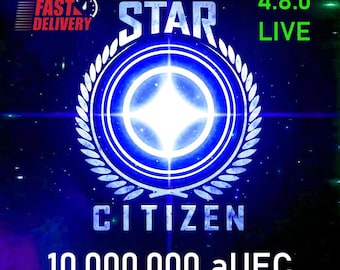 Star Citizen - 10,000,000 aUEC (Credits) for 4.8.0 LIVE ~ <30 min delivery -