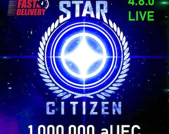 Star Citizen: 1.000.000 aUEC (credits) voor 4.8.0 LIVE ~ levering < 30 min. -