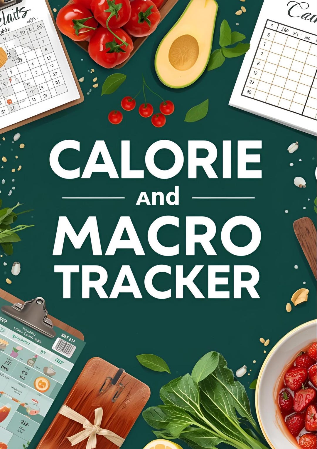 Calorie and Macro Tracker Printable Template | Daily Food Log | A4 & US ...