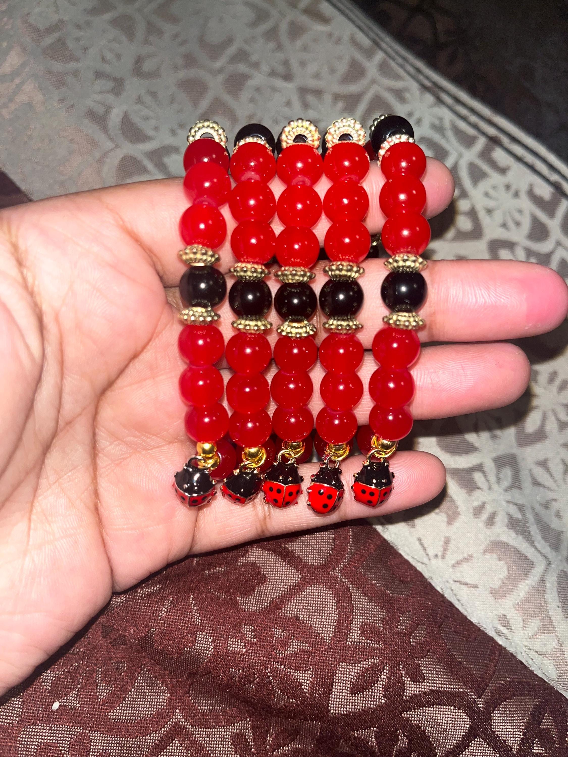 Miraculous Ladybug Jewelry Set For Girls - Charm Bracelet, 24 Earrings & Stickers | Dress Up Accessories