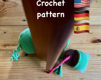 Frog Door Stopper Crochet pattern, Squashed funny Frog Amigurumi Tutorial, digital pdf file