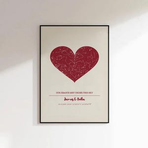 Personalized Star Map First Date Keepsake Digital Download