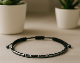 Morse Code Bracelet, Custom Morse Code Bracelet, Mens Bracelet, Friendship Bracelet,  Couple Bracelet, Best Friend Bracelet, Gift for Him