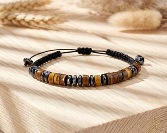 Morse Code Bracelet, Couple Bracelet, Custom Morse Code, Initial Bracelet, Morse Code Bracelet for Men/Women