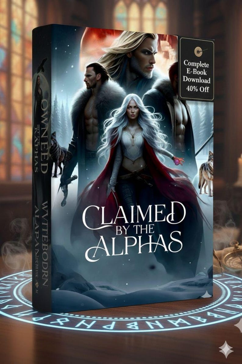 Marcada por Alfas – Romance Fantasia com Alfas Sombrios | Romance Paranormal Adulto | Download Digital imagem 2