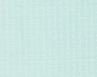 FAT QUARTER 18&quot;X21/22&quot;, STITCHED, Text Sky by Fig Tree and Co for Moda Fabrics, 20437 15