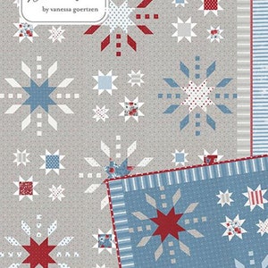 GRANDE FINALE Quilt Pattern  by Lella Boutique, 78&quot;x78&quot;, Blocks are 18&quot;, This is an actual pattern not a download.