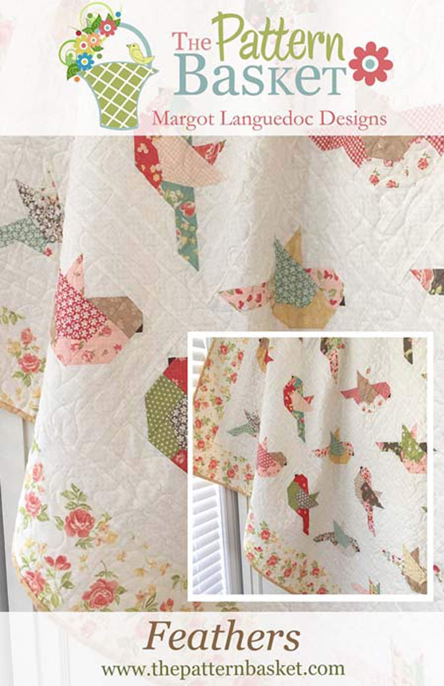 FEATHERS Quilt Pattern by The Pattern Basket, Margot Languedoc Design…