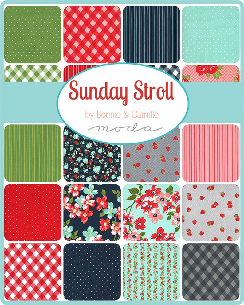 Sunday Stroll Boxed Quilt Kit From Moda & Bonnie and Camille Etsy