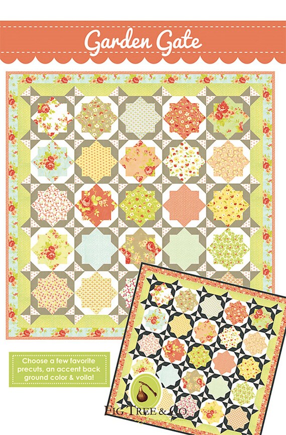 Fig Tree Quilt Pattern GARDEN GATE Quilt Pattern 1452 | Etsy