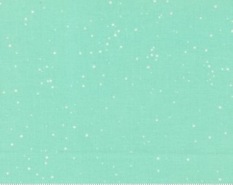 Fat Quarter 18&quot;x21/22&quot;, MERRY LITTLE CHRISTMAS,  Aqua Snow by Bonnie & Camille for Moda Fabric, Moda 55245 16