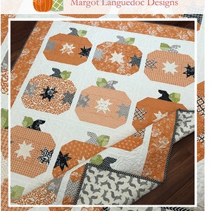 Pumpkin Pie, Pumpkin Quilt Pattern by The Pattern Basket, TPB 2007, 50&quot; x 66&quot;