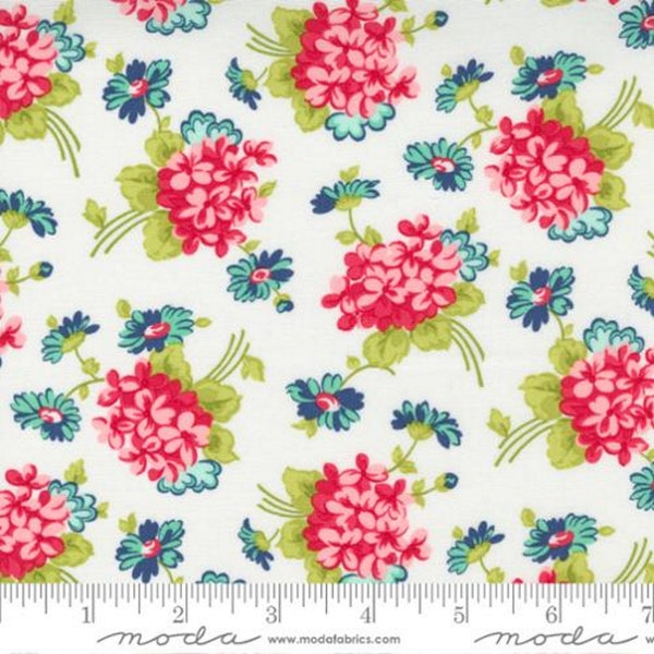 ONE FINE DAY Ivory Fresh by Bonnie & Camille of Moda Fabrics, Sold by 1/2 Yard, Moda 55234 17