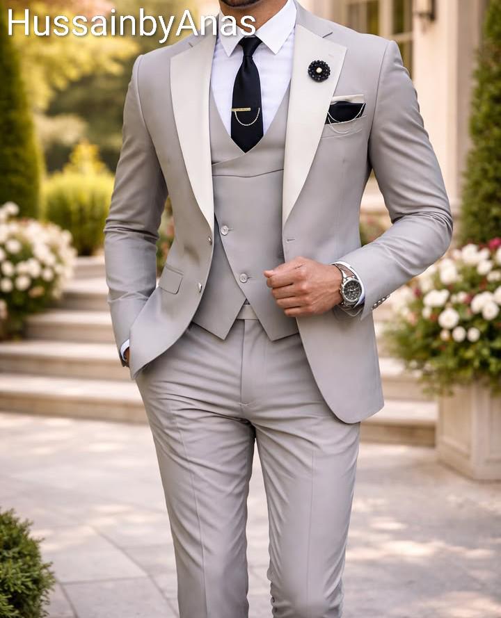 grey dress pants and vest Zegarie Suit Separates Dark Grey Solid Men's Dress Pants main image 1