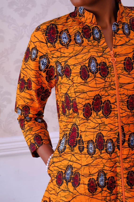 casual kitenge shirt dress The Shirt Dress: Kitenge ILAVA