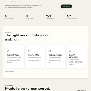 Moderne Website-Vorlage für kleine Unternehmen (responsives HTML & CSS)