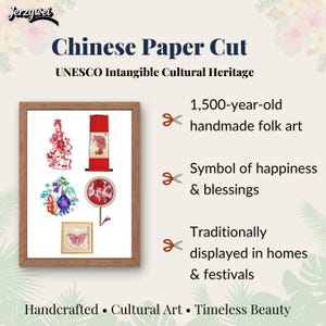 Handmade Chinese Paper Cut Art Three Kingdoms Heroes, Traditional Papercutting, Folk Window & Wall Decor image 9
