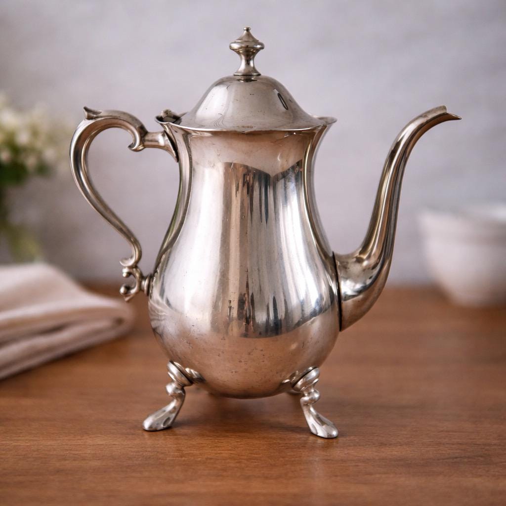 Sheffield Pewter Teapot - Etsy