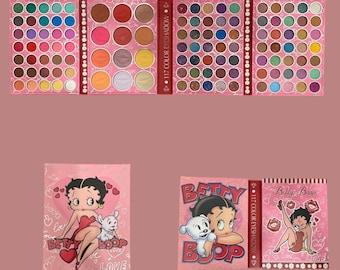 Betty Boop 117 Color Eyeshadow Palette – Blush-Highlighter-Contour