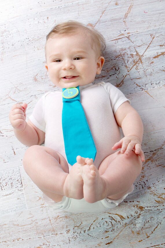 Items similar to Baby boy neck ties Monthly Ties Month Marker neck