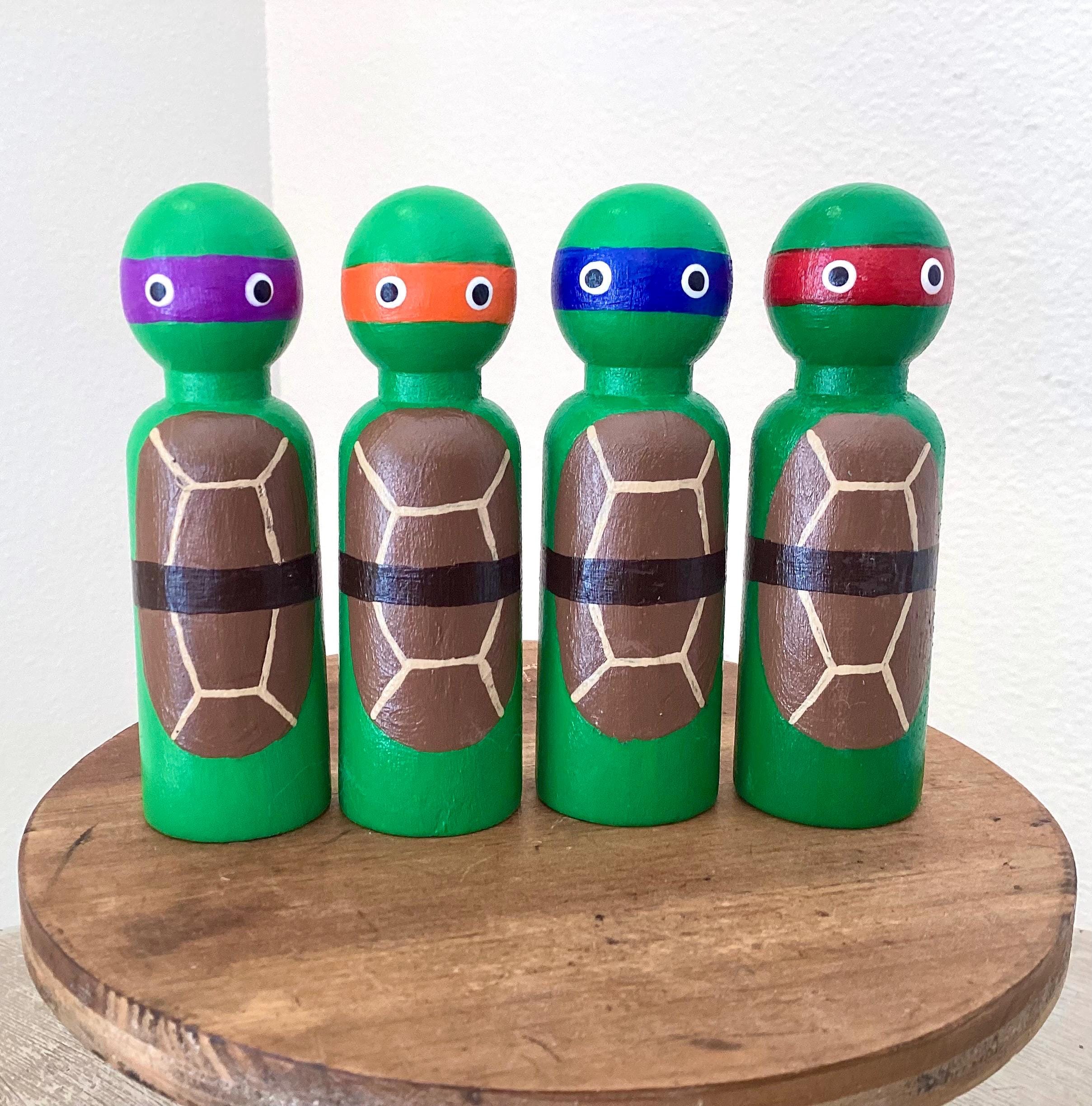 Ninja Turtle Peg Doll set