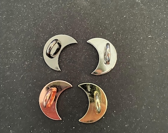 Moon-Shaped Phone Charm, Kindle/Kobo Accessory