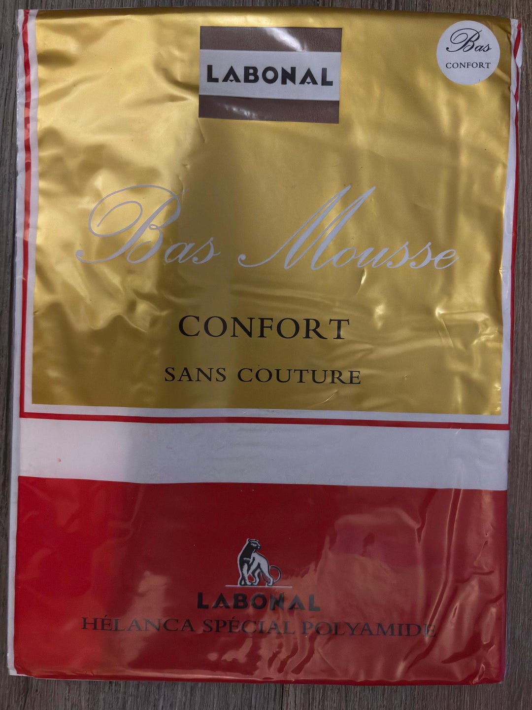 Vintage LABONAL “comfort Foam Stockings” – Seamless – Beige – Size 4 ...
