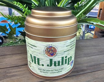 Mt. Julip Tea: Green Tea, Mint, Lime, Dandelion Root - Caffeinated