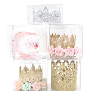Clear Keepsake Gift Box for Crown Orders – LoveCrush Signature Packaging Add-On